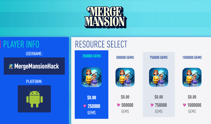 Merge Mansion Trucchi Merge Mansion Illimitate Gemme