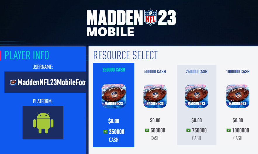 Madden NFL 23 Mobile Football Trucchi Denaro E